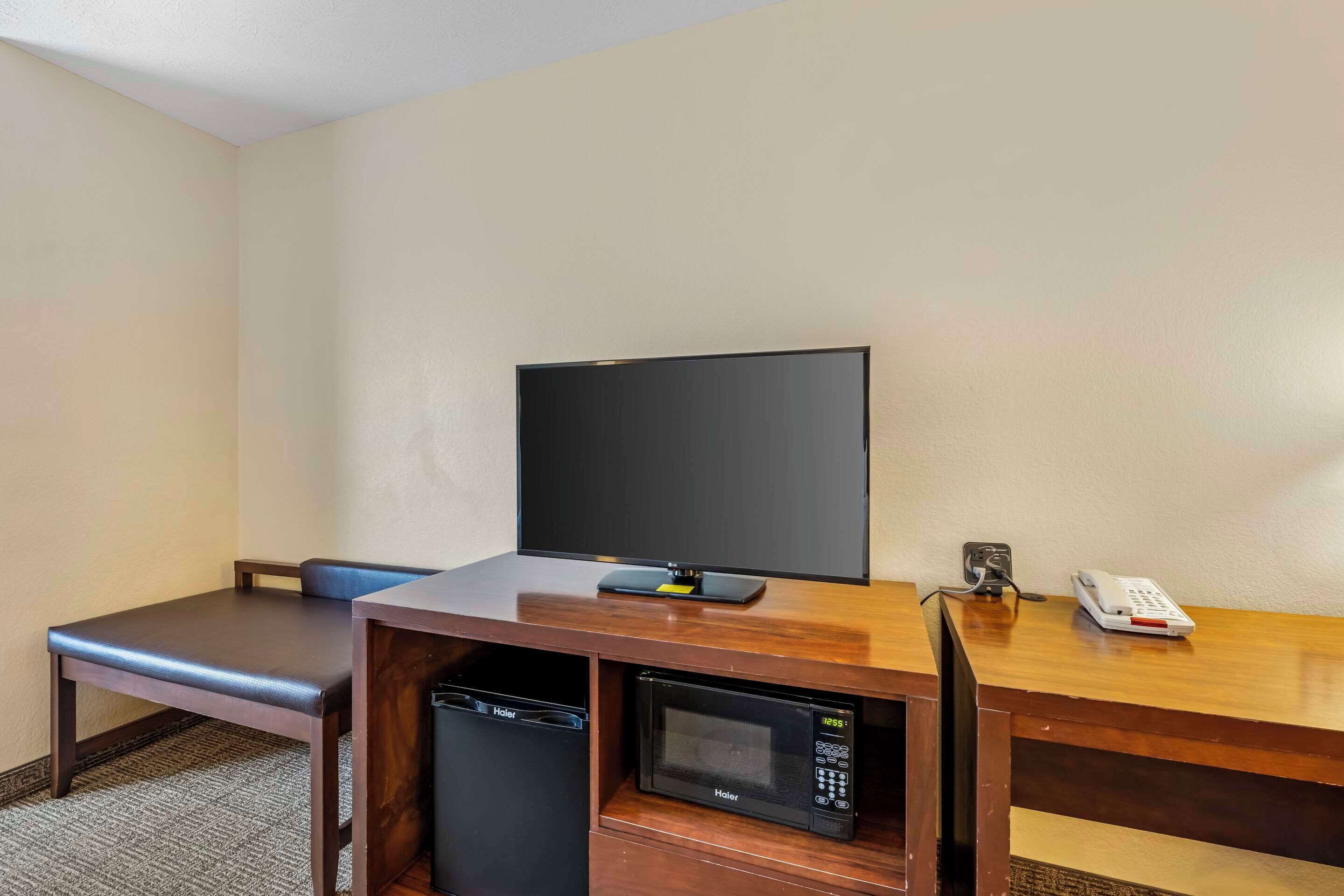 suite, 1 king bed with sofa bed, non smoking | hypo-allergenic bedding, desk, laptop workspace, blackout curtains