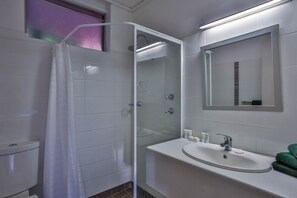 家庭客房 | 浴室 | 淋浴設備、免費盥洗用品、毛巾