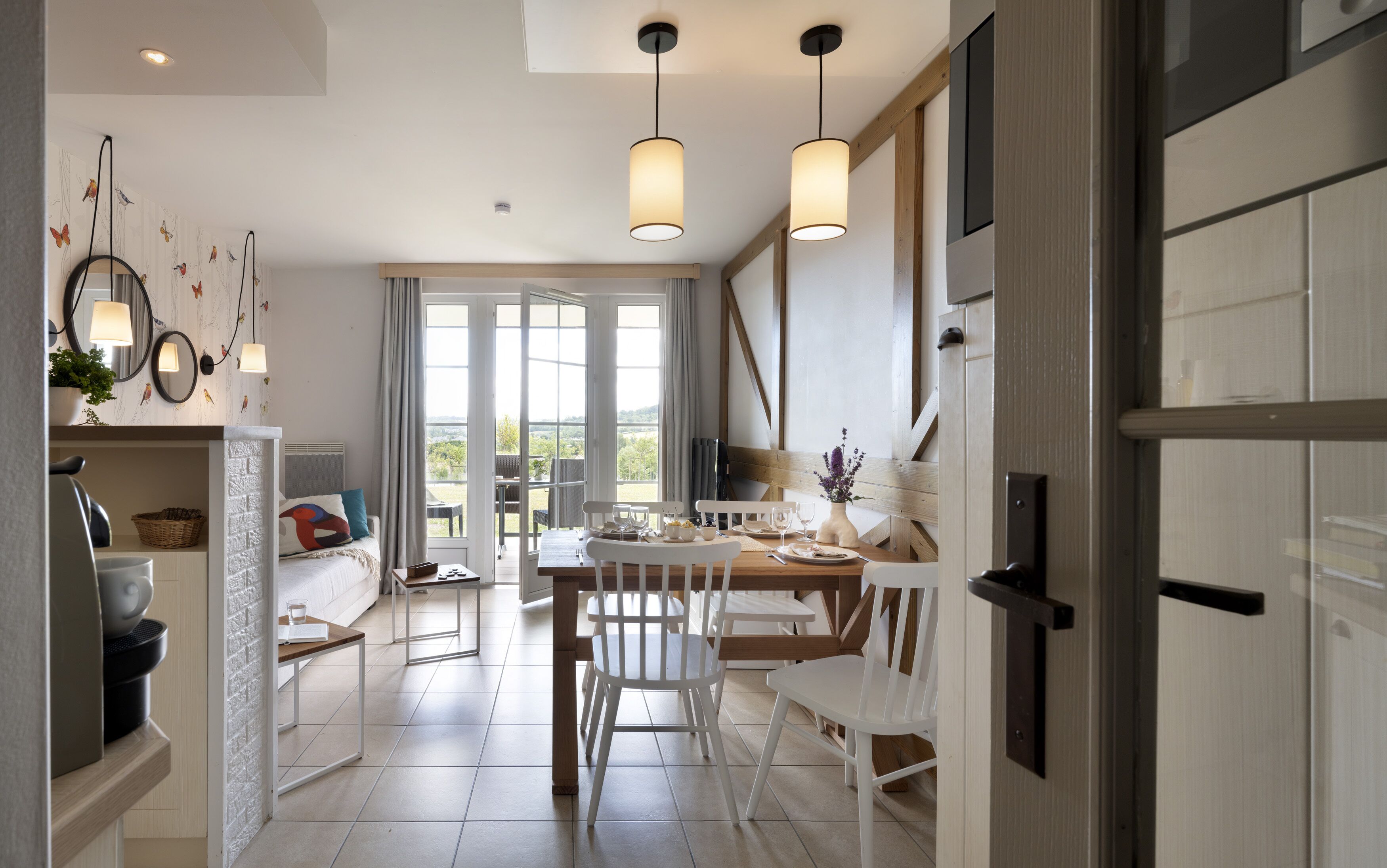 Căn hộ, 1 phòng ngủ, ban công (4 Personnes) | Khu phòng khách | TV màn hình phẳng 