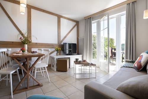 House 4 people - 1 bedroom - Duplex - Terrace | Living area | Flat-screen TV