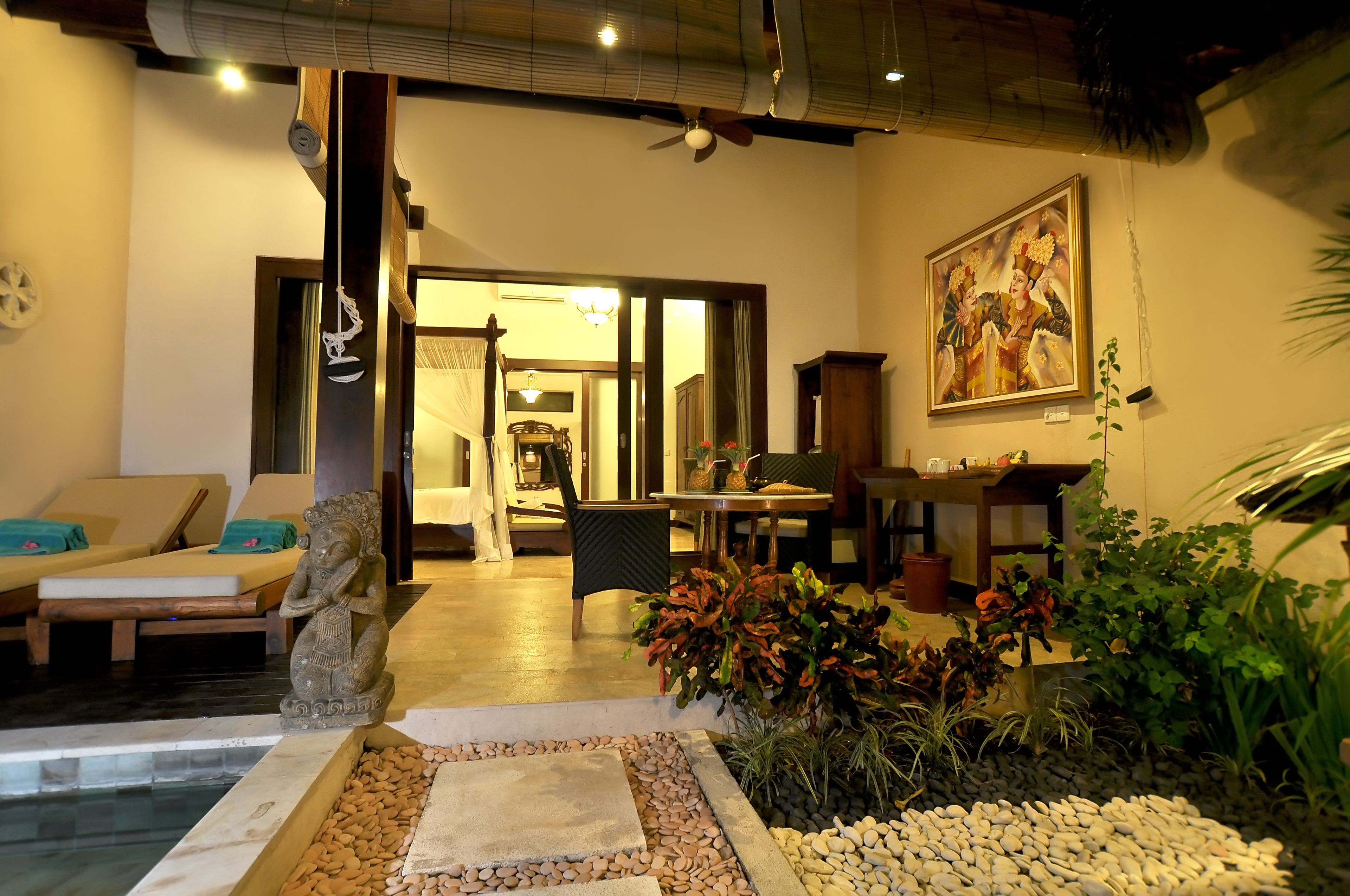 jacuzzi villa | terrace/patio