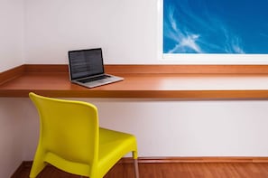 Down duvets, desk, iron/ironing board, free WiFi