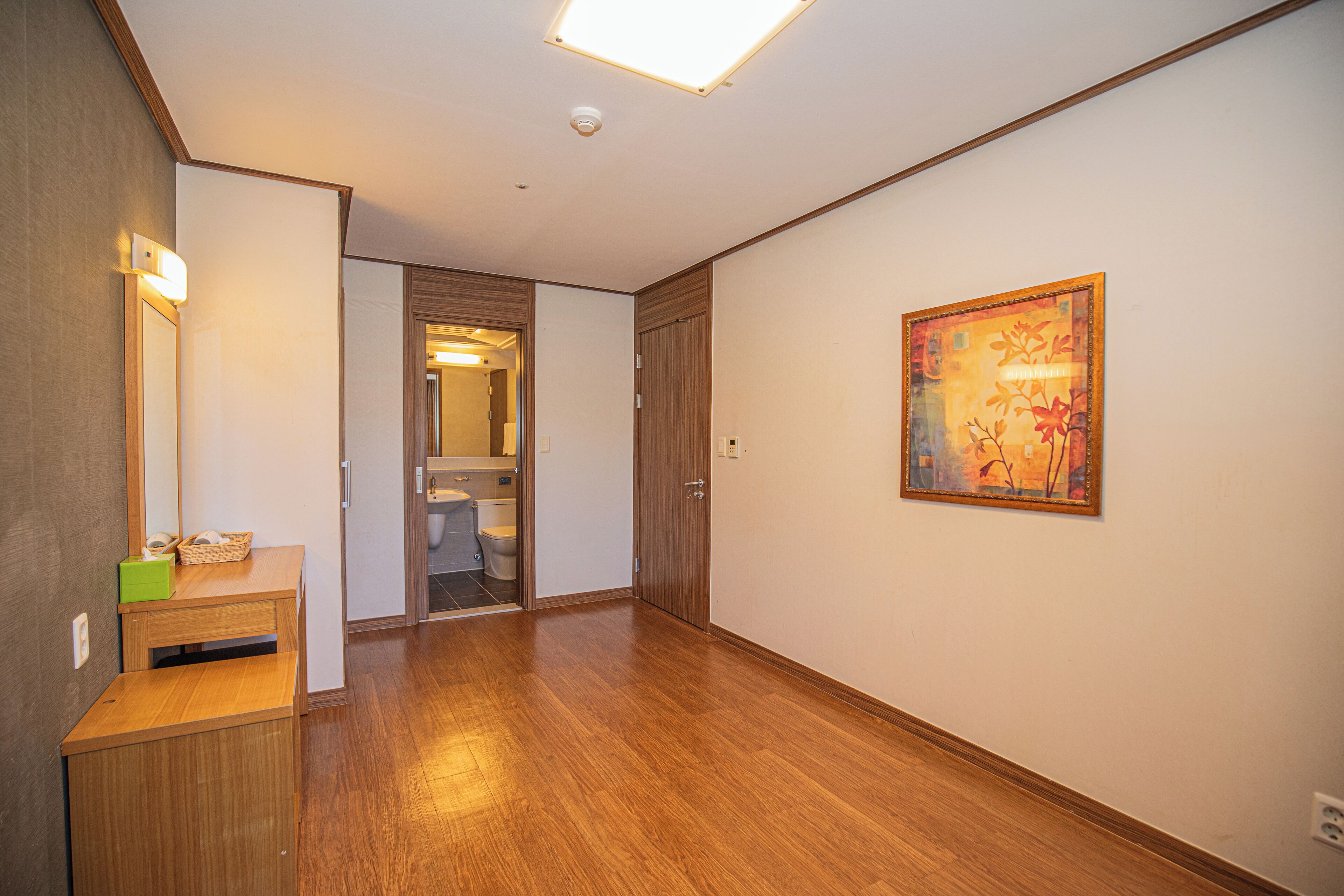 Zimmersafe, individuell dekoriert, Bügeleisen/Bügelbrett