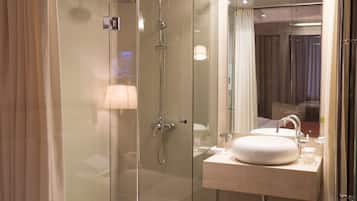 Hair dryer, bathrobes, slippers, bidet