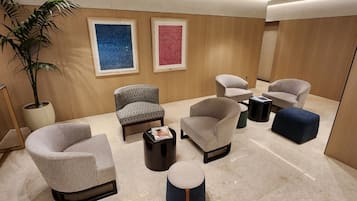 Sitteområde i lobbyen