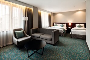 Premium bedding, in-room safe, desk, laptop workspace - Hotel Sunshine Seoul (Seoul)