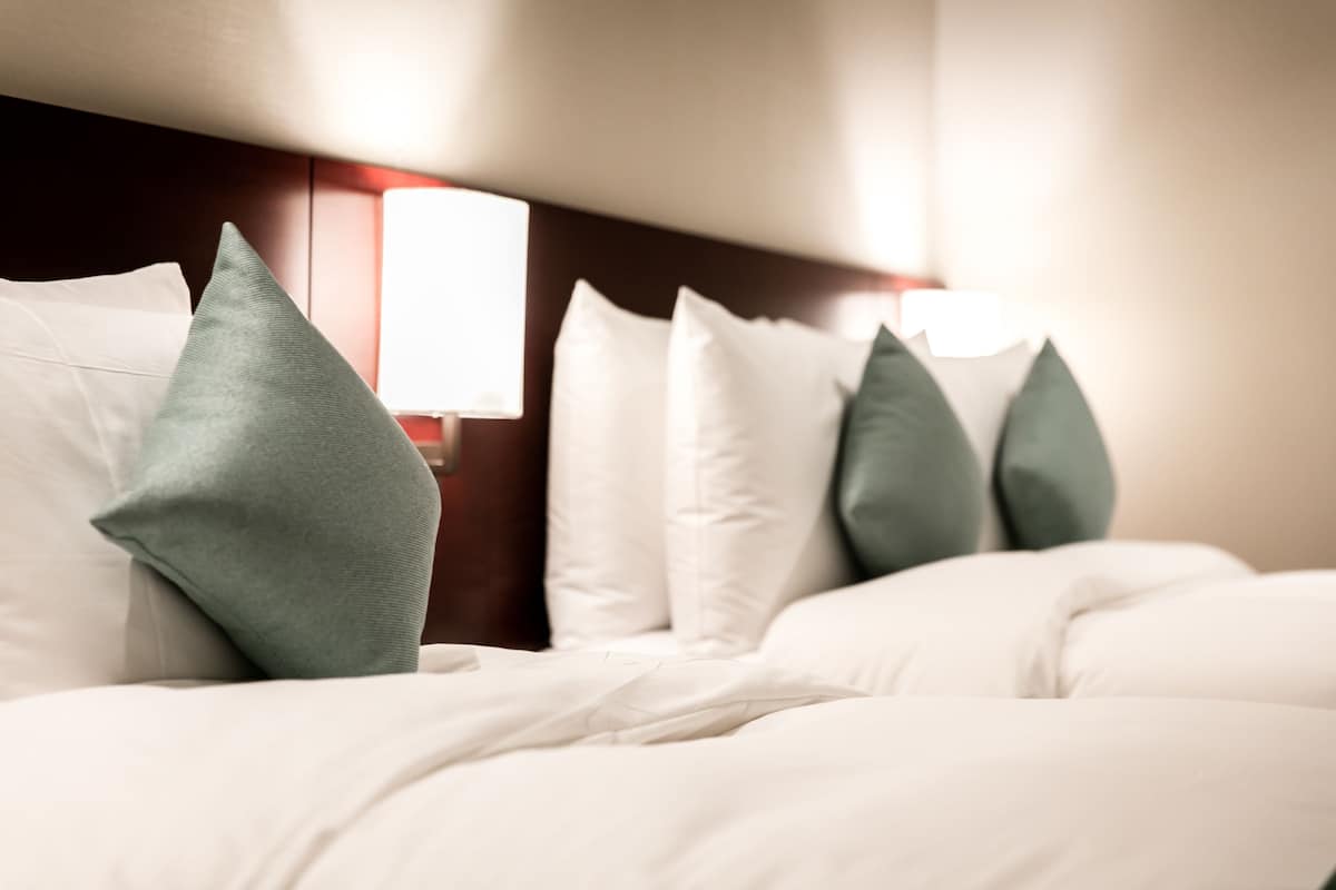 Biancheria da letto di alta qualità, una cassaforte in camera