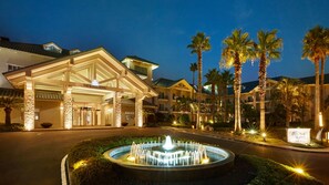 Front of property – evening/night