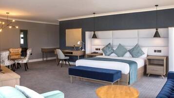 Luksus-studiosuite | 1 soveværelse, premium-sengetøj, pengeskab på værelset, skrivebord