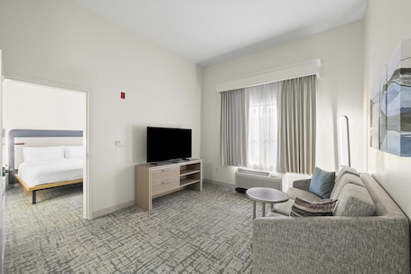 55-inch LCD TV with cable channels, pay movies, MP3 dock. Homewood Suites by Hilton Lancaster