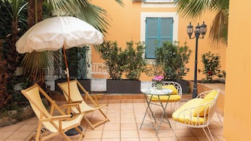 Quarto luxo, terraço | Terraço/pátio