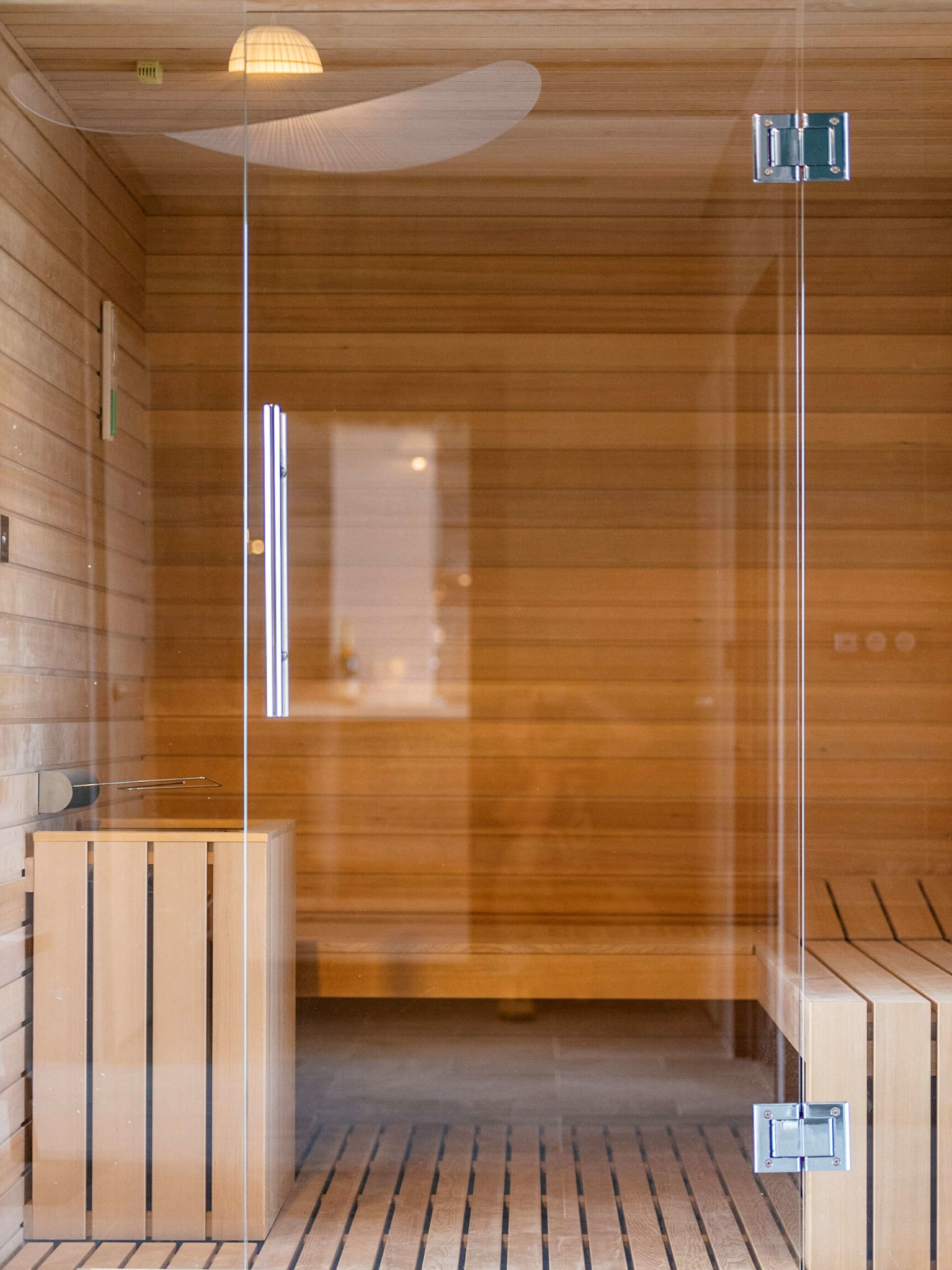 sauna, steam room