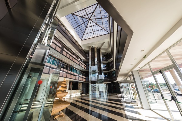 Interior entrance
