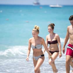 Private beach, beach cabanas, sun-loungers, beach umbrellas