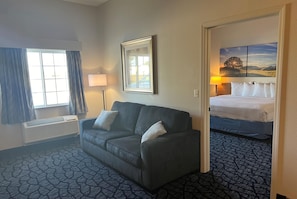 Suite, 1 King Bed, Non Smoking (Full Kitchen) | In-room safe, desk, iron/ironing board, free cribs/infant beds - Days Inn & Suites by Wyndham Columbus NE (Columbus)