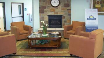 Área de estar no saguão