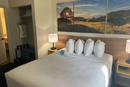 In-room safe, desk, iron/ironing board, free cribs/infant beds