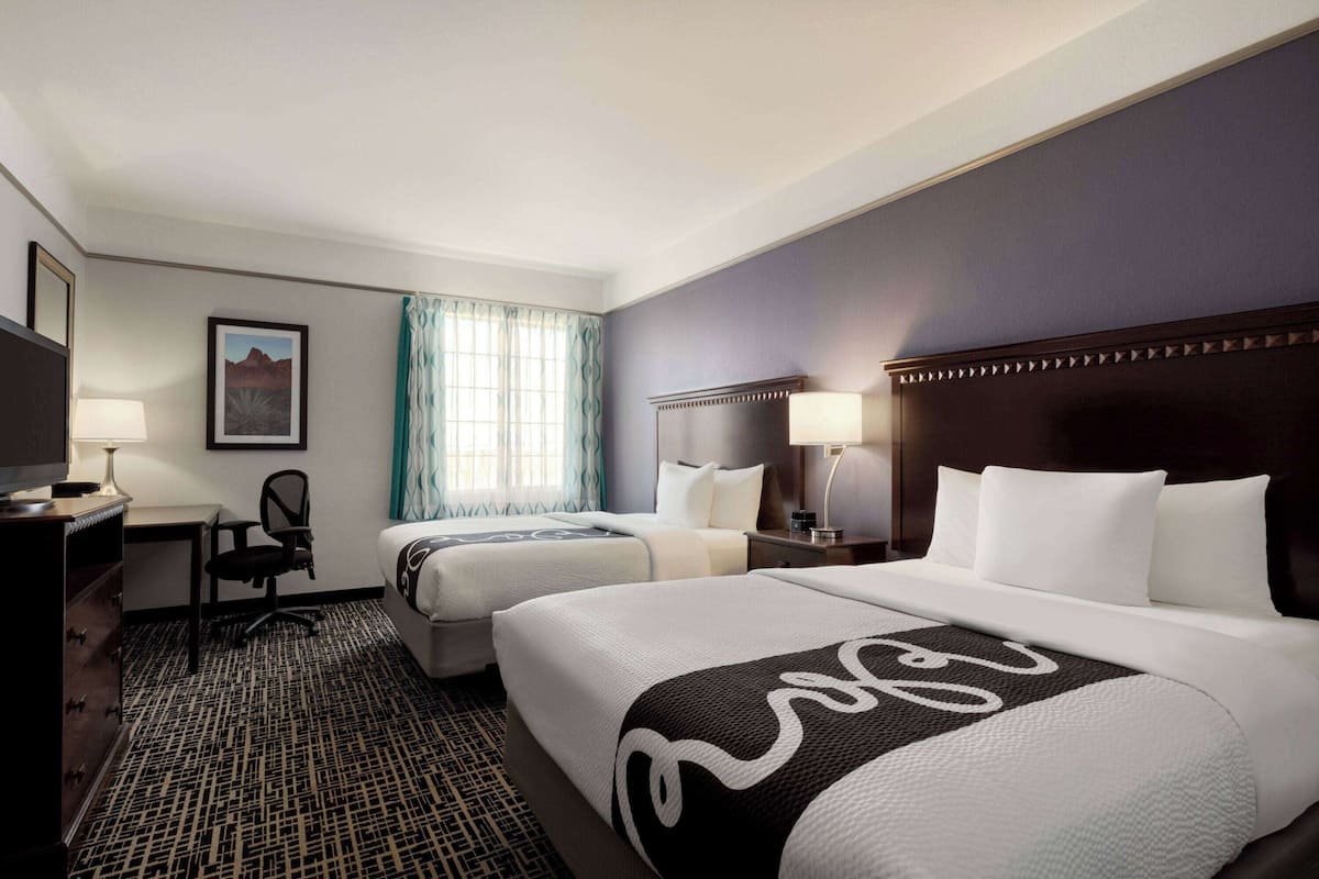 Premium bedding, down duvets, pillow-top beds, desk