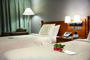 Minibar, in-room safe, desk, blackout curtains
