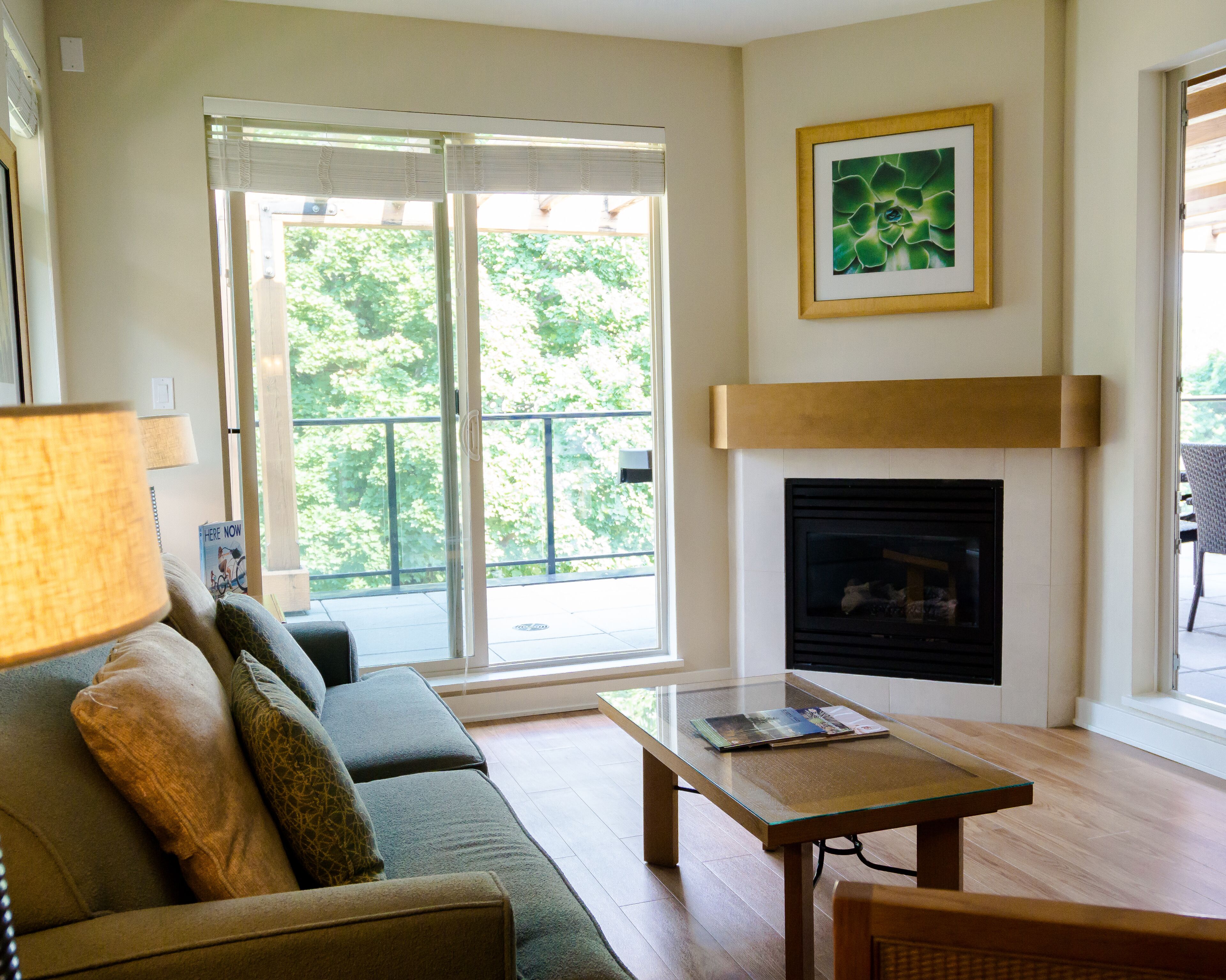 luxury townhome, 2 bedrooms, lake view | living area | 43-inch lcd tv with cable channels, tv, dvd player