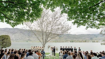 Área de bodas al aire libre
