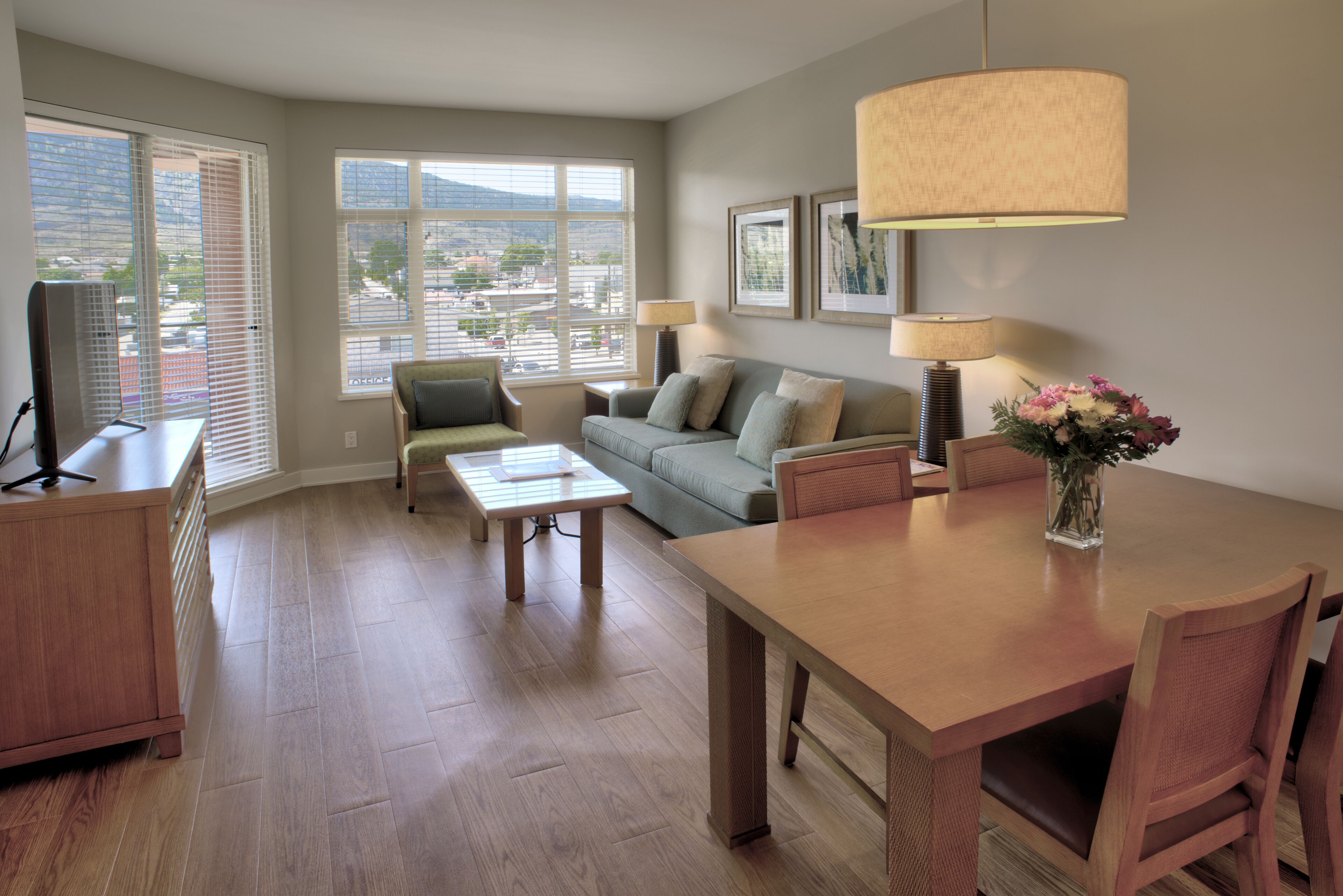 Appart'hôtel, 1 chambre, vue ville | Coin séjour