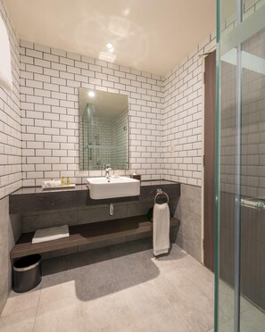 Regadera en el baño