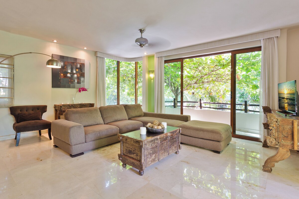 Apartamento, 4 habitaciones, terraza | Sala de estar