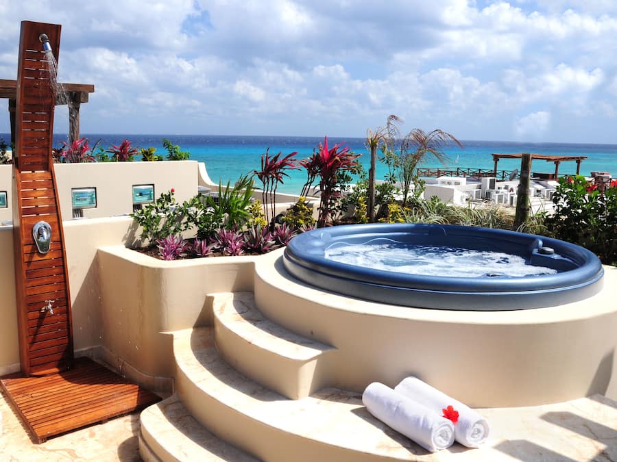 Attico Deluxe, 3 camere da letto, vista oceano parziale | Terrazza/patio