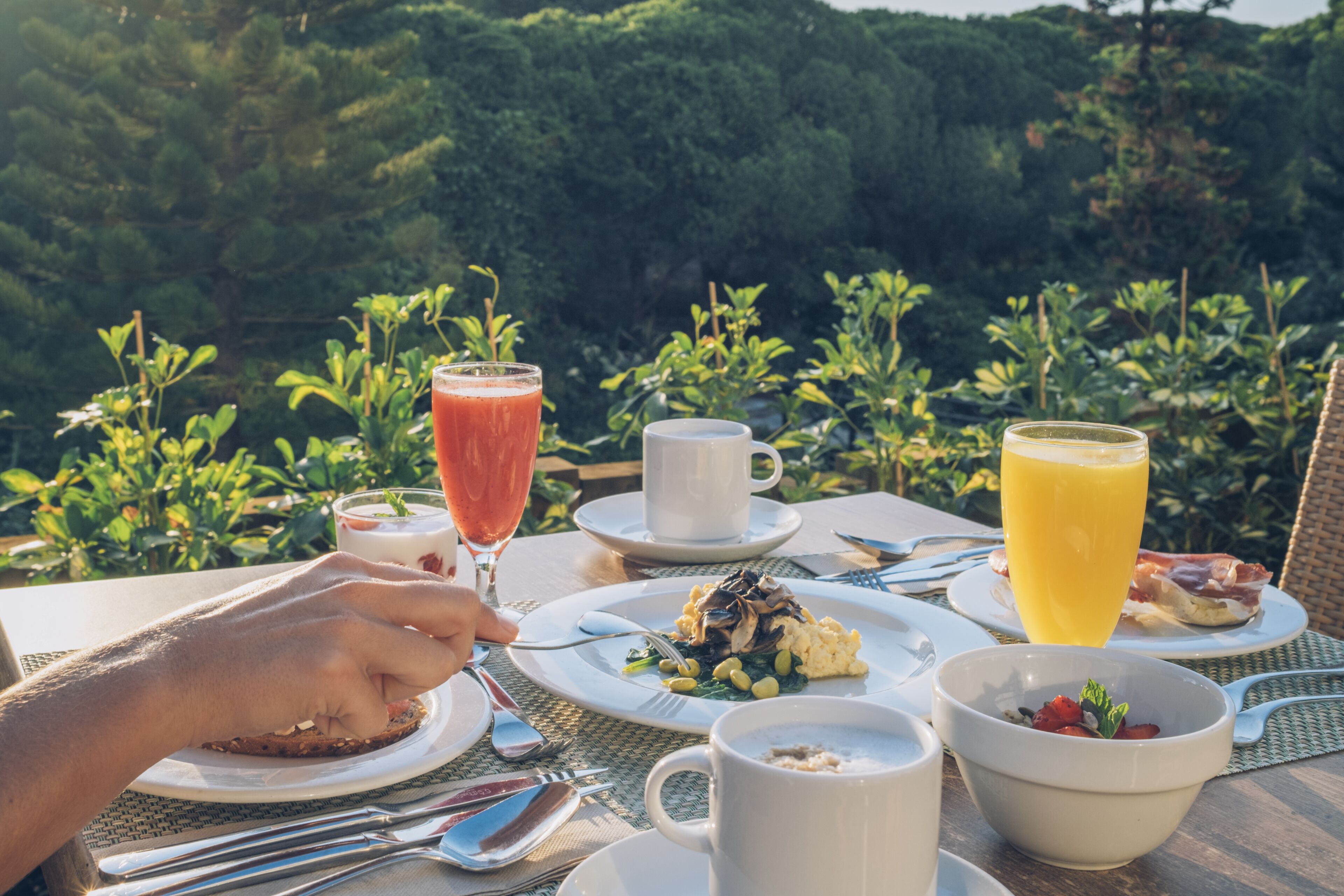 อาหารเช้าแบบบุฟเฟต์