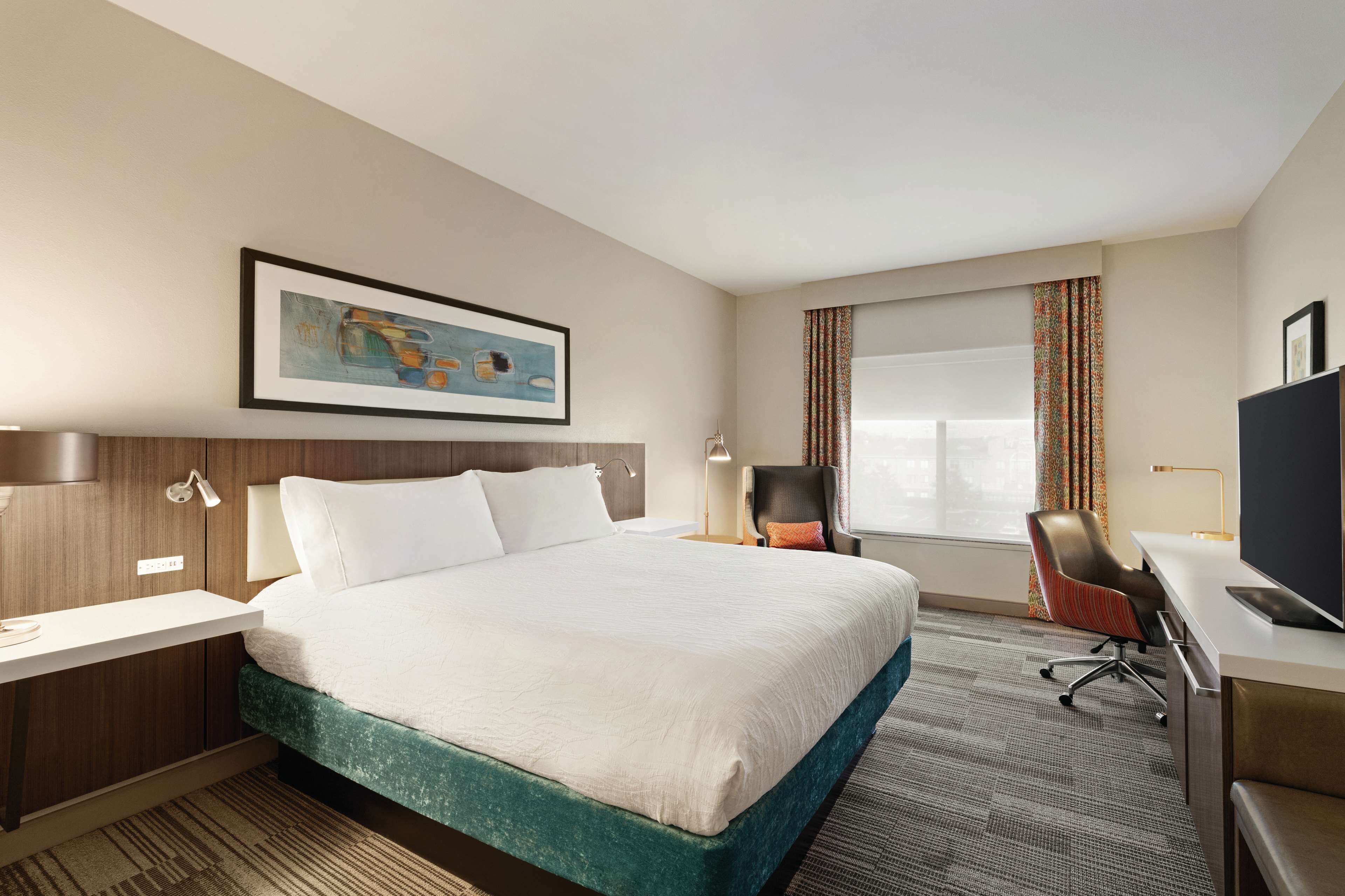 in-room safe, desk, blackout curtains, iron/ironing board