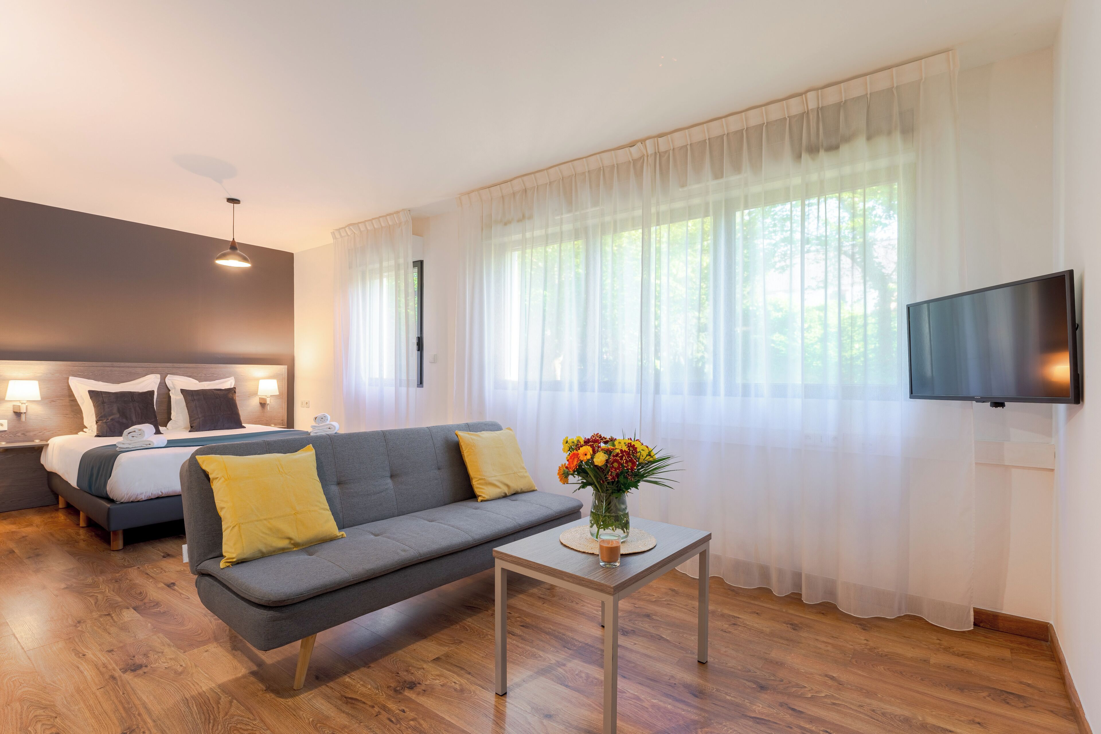 Studio | Katil bayi/kot (percuma), Wi-fi percuma, cadar katil 