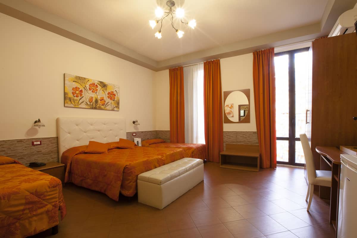 Vierpersoonskamer | Lakens van Egyptisch katoen, luxe beddengoed, Select Comfort-bedden