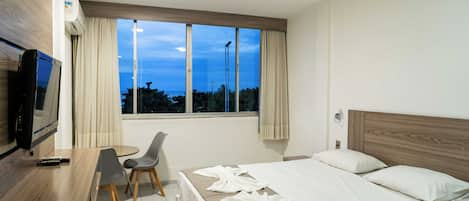 Double or Twin Room, Sea View | Minibar, in-room safe, free WiFi, bed sheets