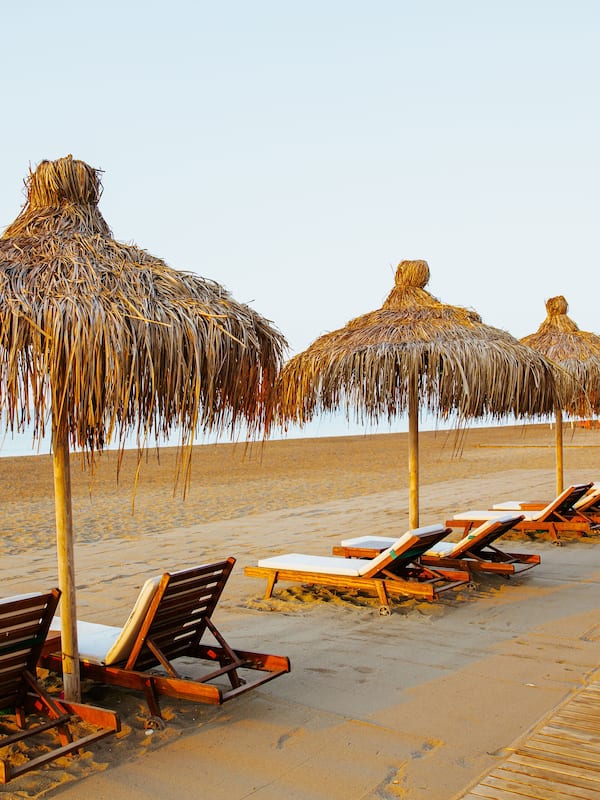 Private beach, beach cabanas, sun-loungers, beach umbrellas