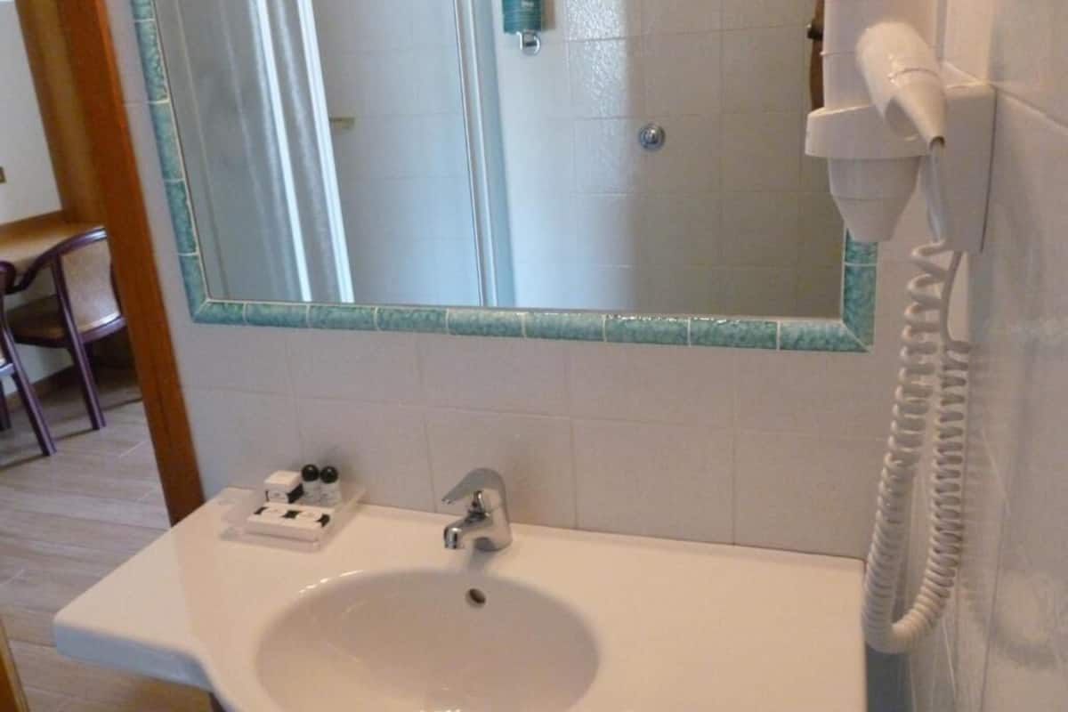 shower, bidet, towels