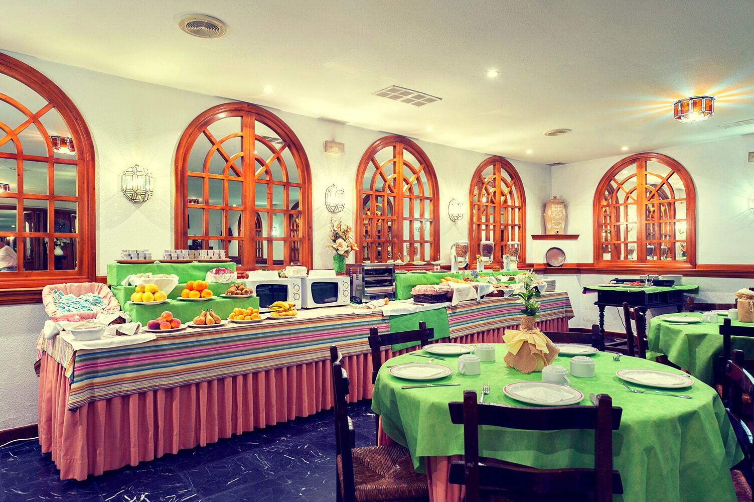 daily buffet breakfast (eur 13.9 per person)