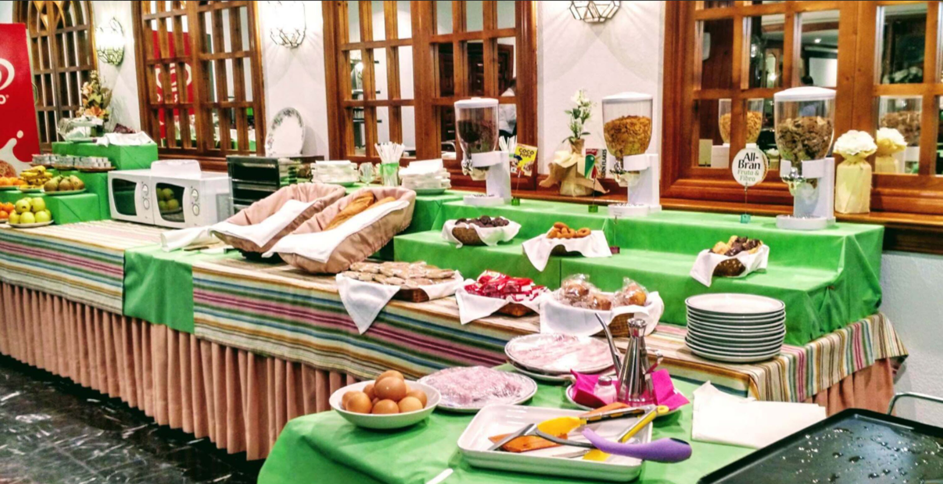 daily buffet breakfast (eur 13.9 per person)