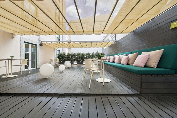 Terrace/patio - Hotel Gat Rossio (Lisbon)