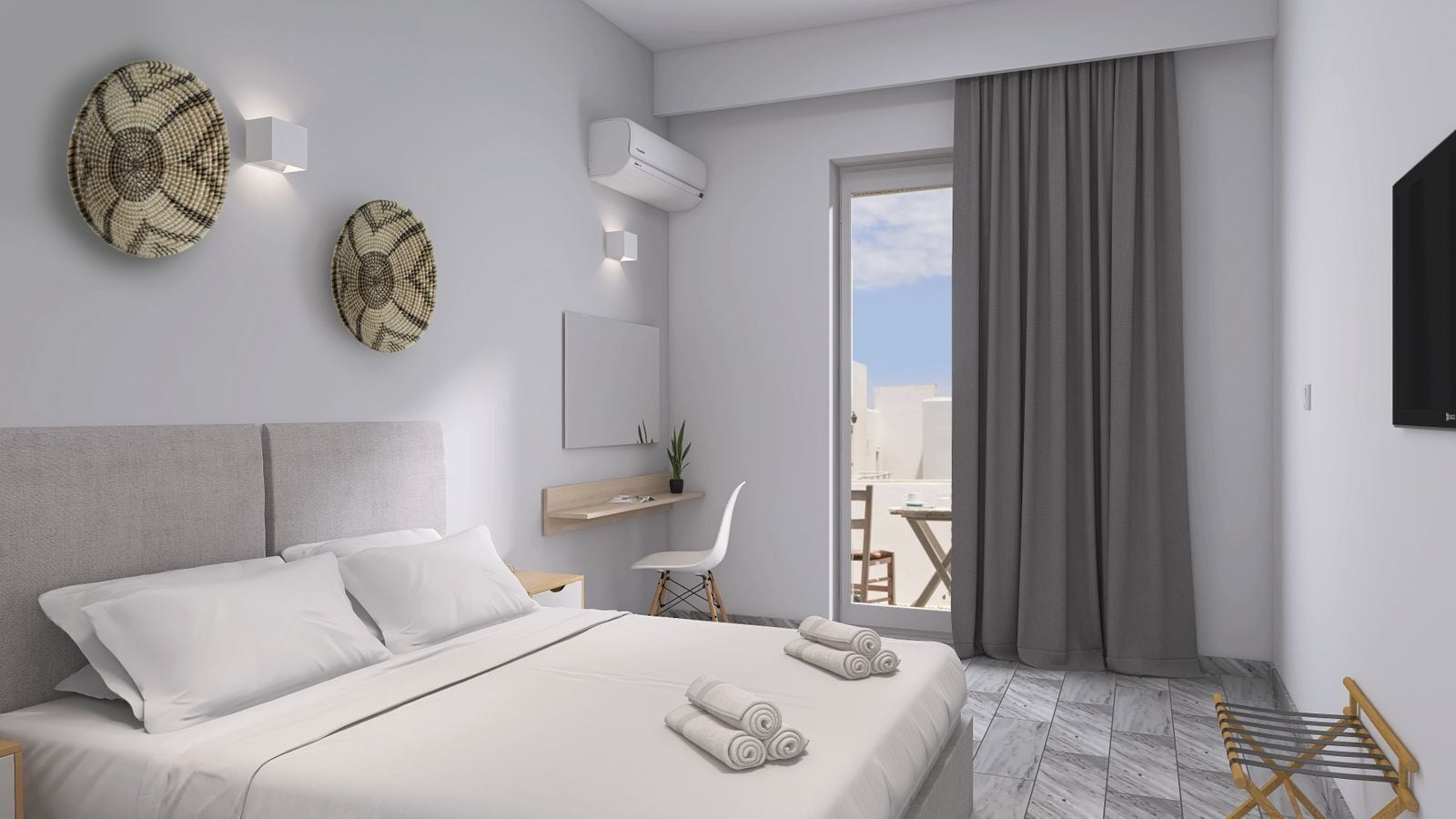 Classic Double or Twin Room | Balcony view