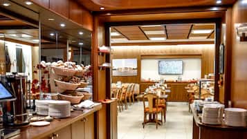 Daily buffet breakfast (EUR 15 per person)