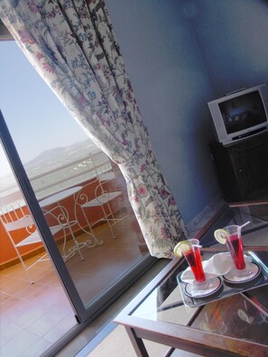 Udsigt fra overnatningsstedet