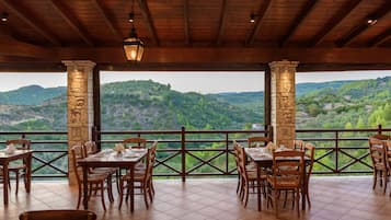 Lunch, dinner served; Greek cuisine, pool views