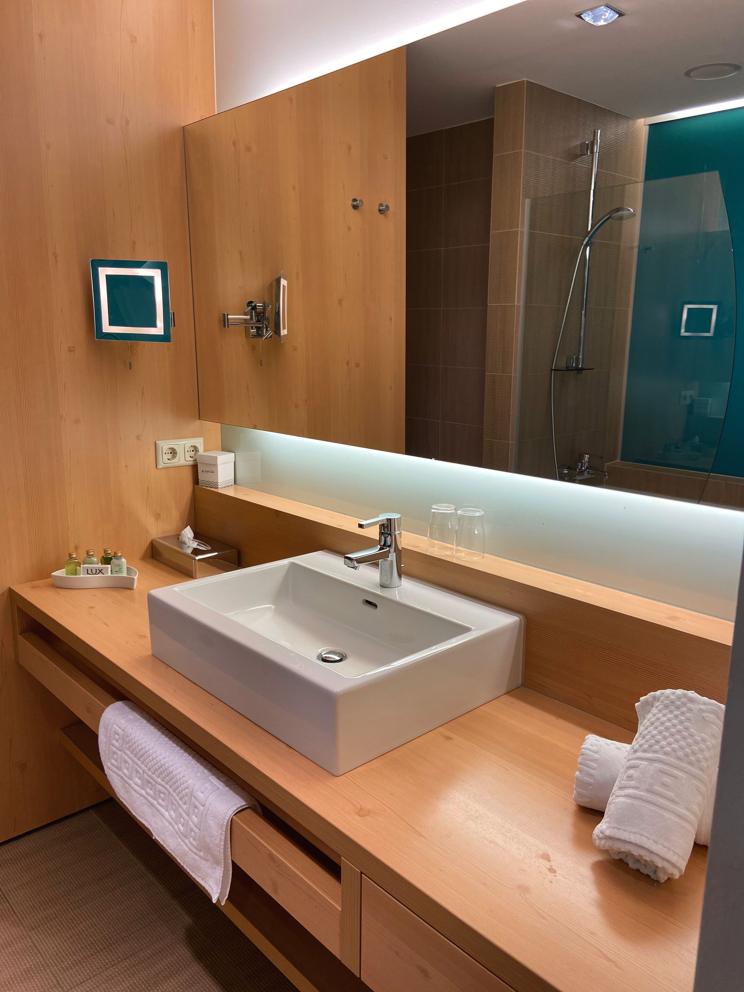 double room, balcony (natur plus) | bathroom | hair dryer, dressing gowns, bidet, towels