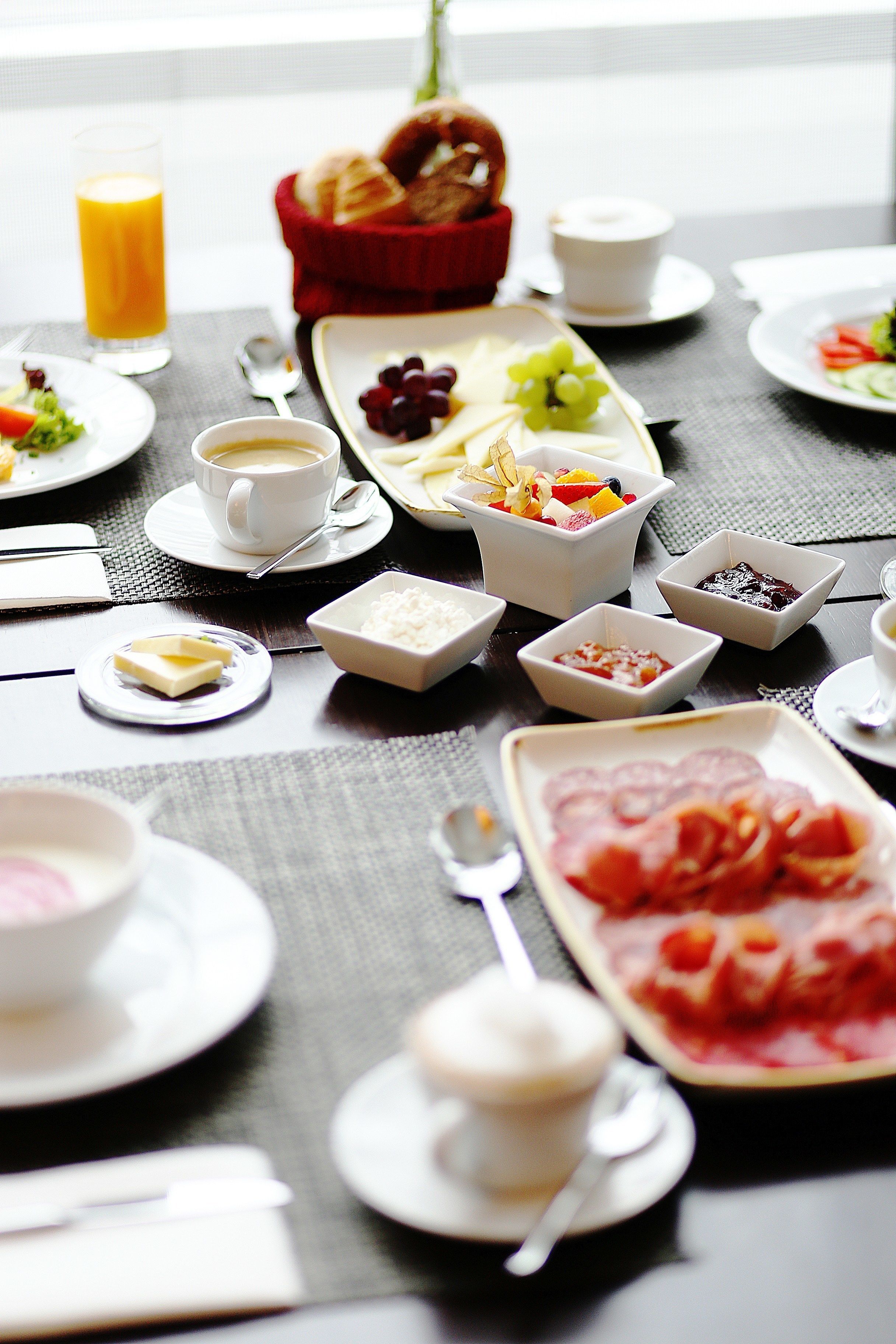 daily buffet breakfast (eur 22 per person)
