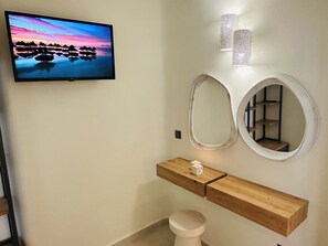 Departamento superior | 1 habitación, tabla de planchar con plancha, wifi gratis y ropa de cama