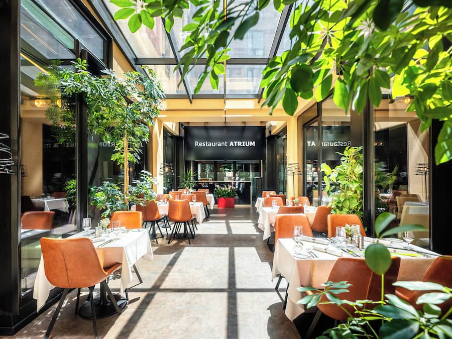 Breakfast, lunch and dinner served