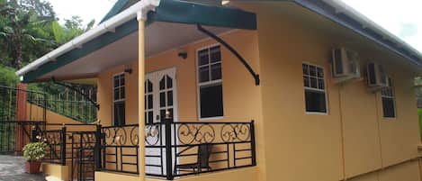 Façade de l’hébergement