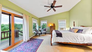 Chambre, 1 grand lit | Literie de qualité, décor unique, ameublement unique