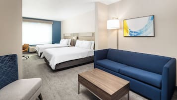 Hypo-allergenic bedding, pillowtop beds, blackout drapes